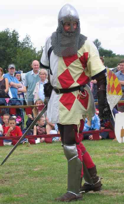 Knight ready for a fight